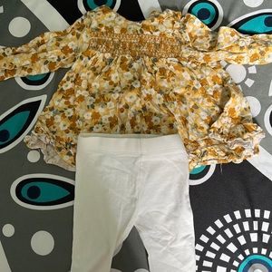 Carters two piece floral set